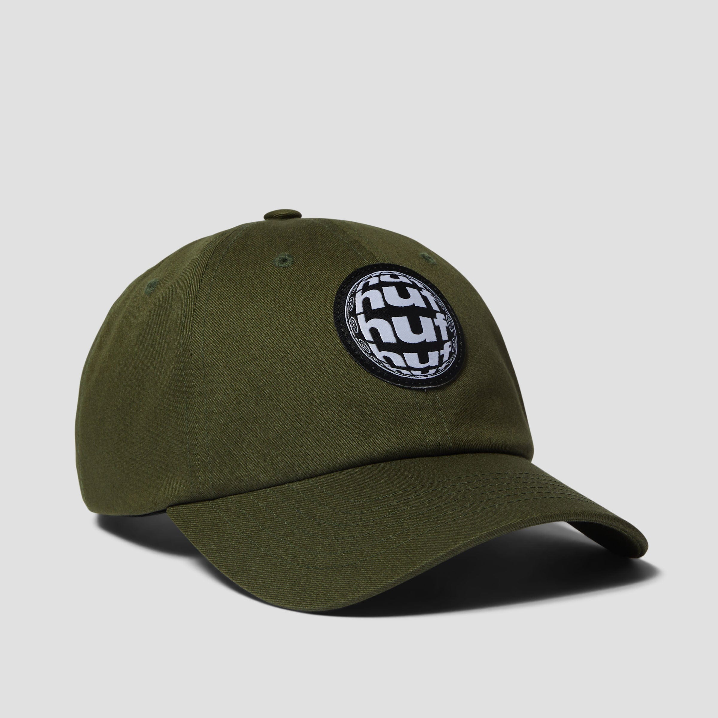 HUF Wide Angle 6 Panel CV Hat Olive