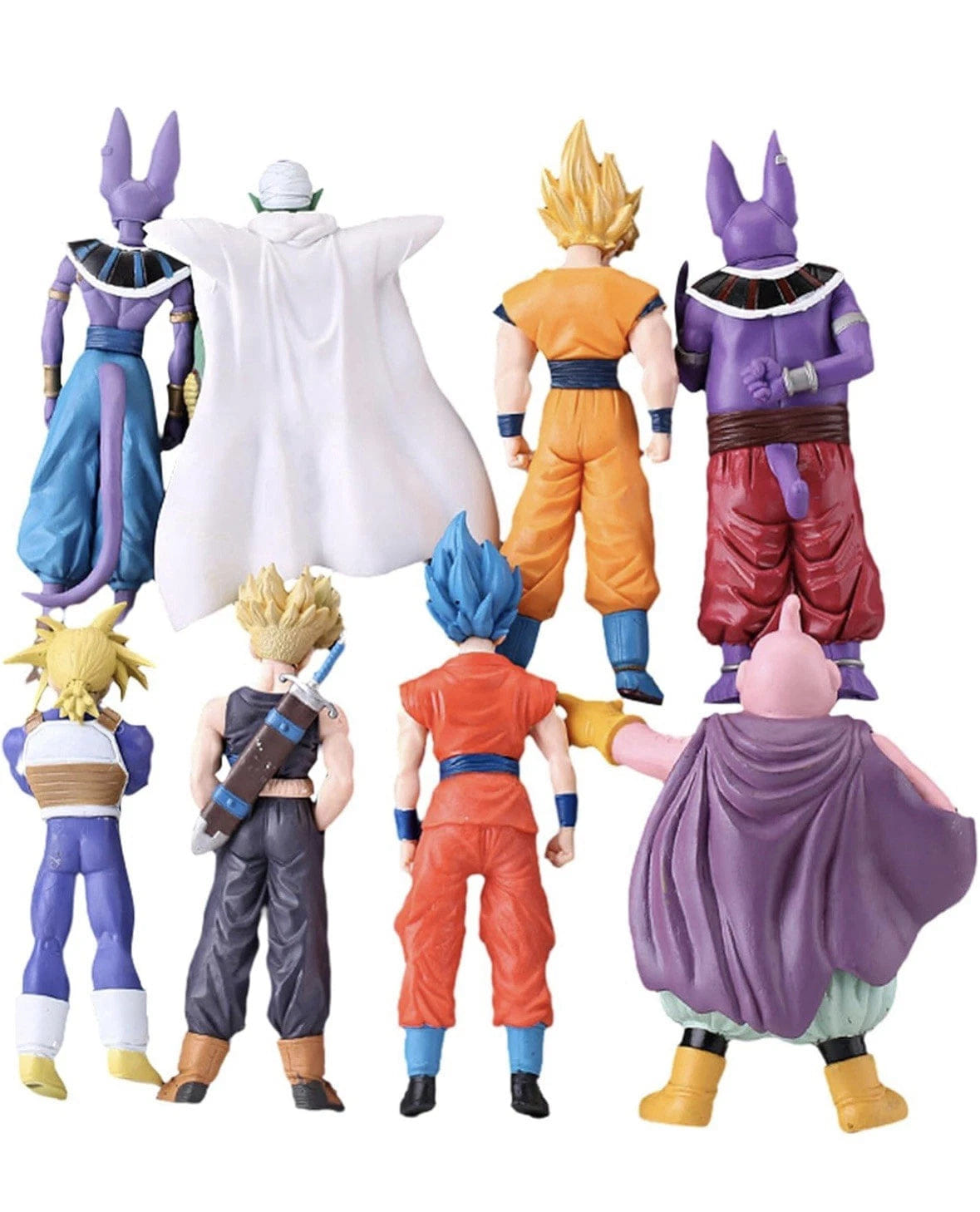 Dragon Ball Z Super Saiyan Goku Figures – 8PCS PVC Action Figure Set