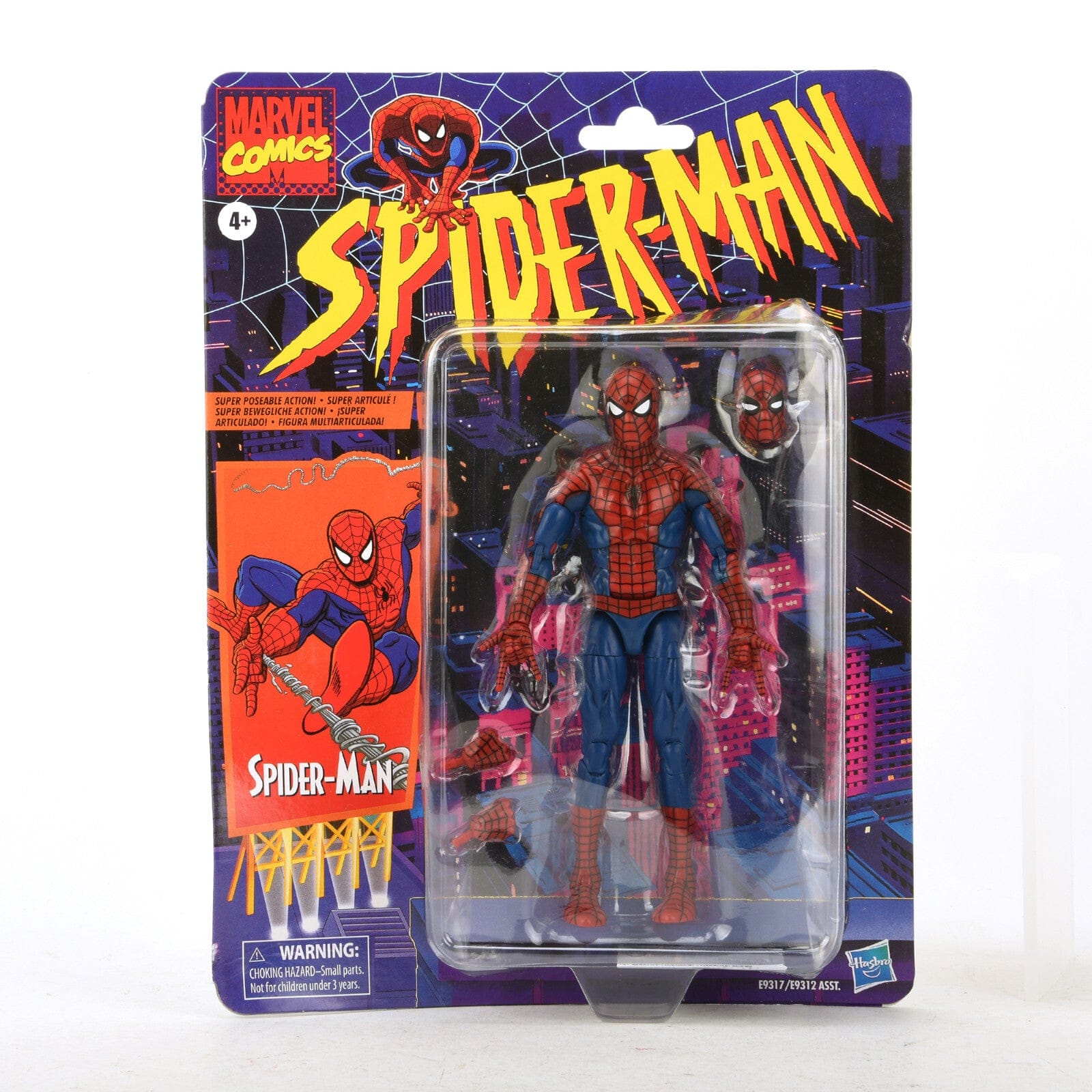 My Store Marvel Legends Retro Spider-Man 6-Inch Action Figure – Collectible Marvel Toy (Dented Package Discount)