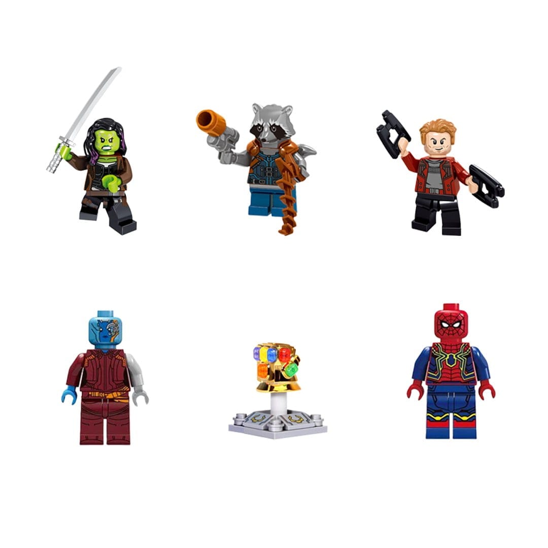 My Store 32PCS Superhero Action Figures Building Blocks Set – 1.77–2.95" Mini Collectible Toys with Hulk, Iron Man & More