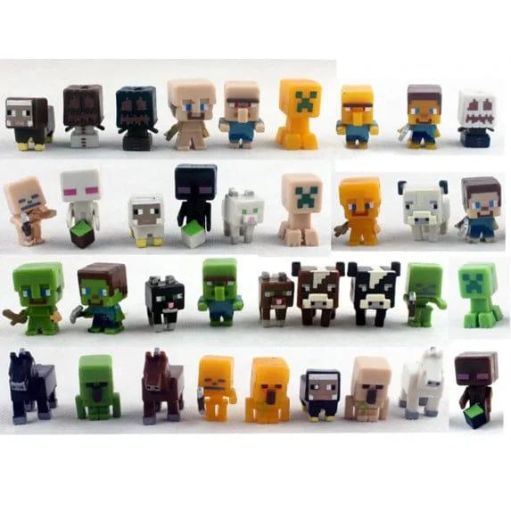 My Store Mini Minecraft Action Figures – 36 Piece Collectible Toy Set
