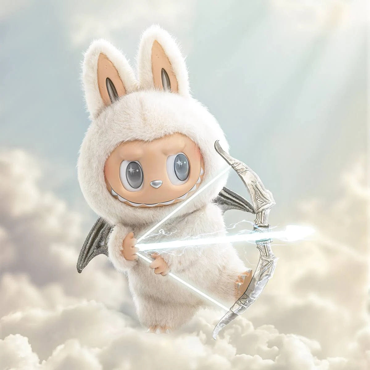 My Store 23" POPMART Labubu Zimomo 2025 Little Angel in Clouds with Tote Bag – Authentic Giant Plush