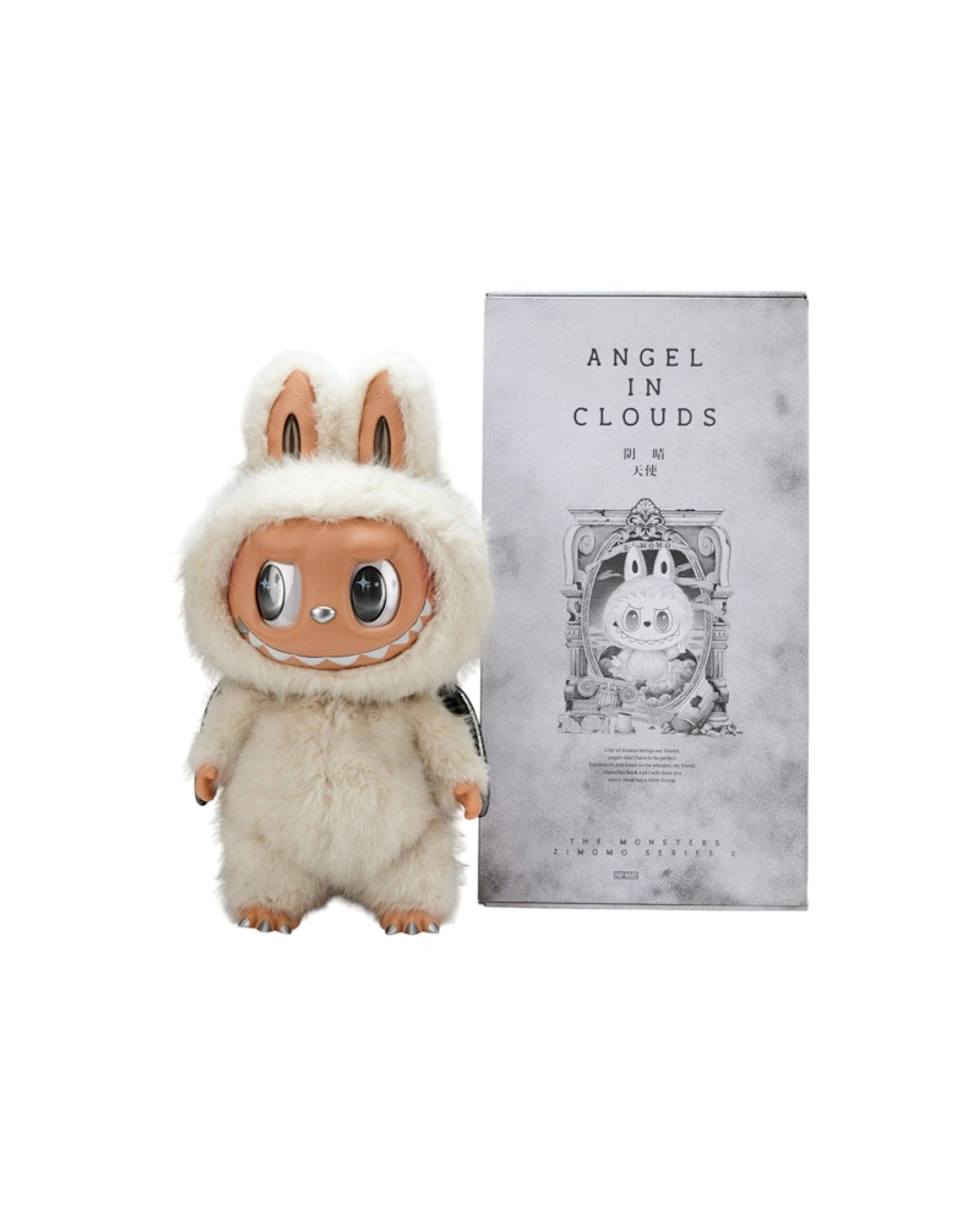 My Store 23" POPMART Labubu Zimomo 2025 Little Angel in Clouds with Tote Bag – Authentic Giant Plush