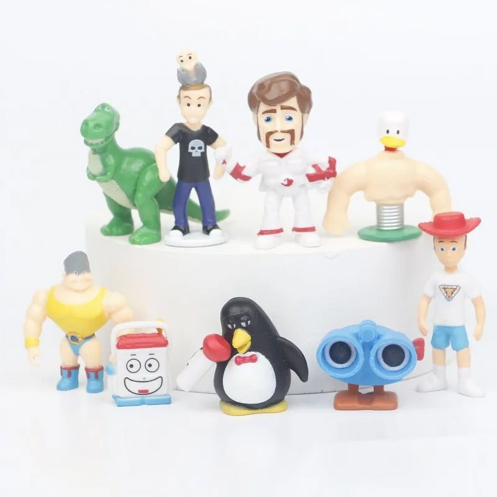 My Store Toy Story Action Figures Cake Toppers – 36 PCS Mini Characters for Birthday Cakes