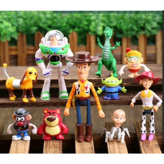 My Store 10 PCS Toy Story Action Figures – Woody, Rex & Friends Collectible Toys & Party Decorations