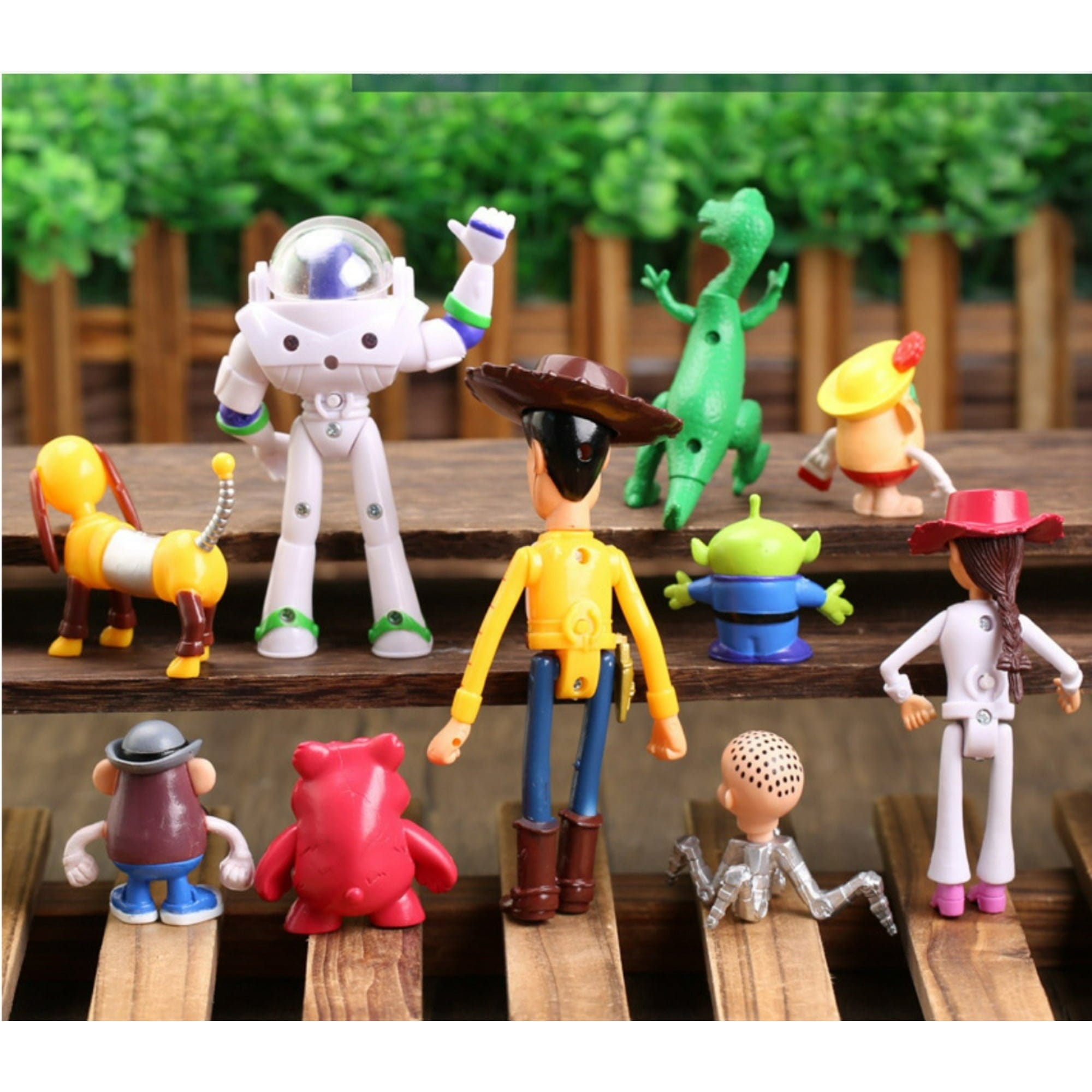 My Store 10 PCS Toy Story Action Figures – Woody, Rex & Friends Collectible Toys & Party Decorations