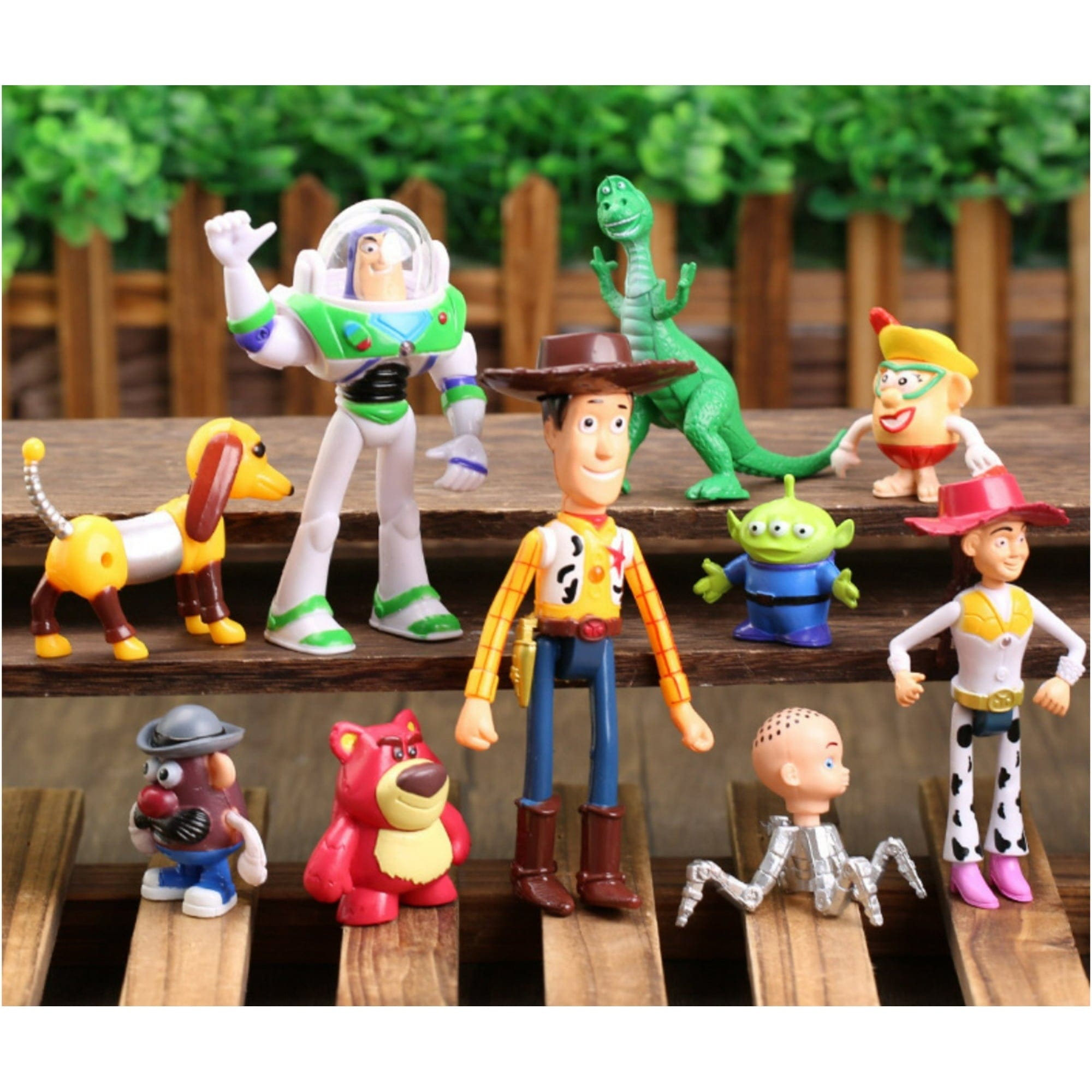 My Store 10 PCS Toy Story Action Figures – Woody, Rex & Friends Collectible Toys & Party Decorations