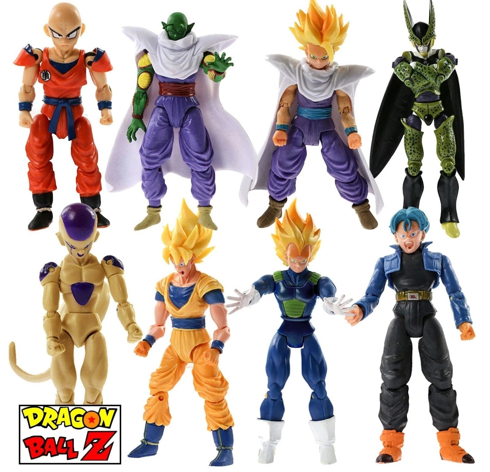 My Store Dragon Ball Z Action Figures Set – 8PCS Movable Joint Collectible Toys for Kids & Fans