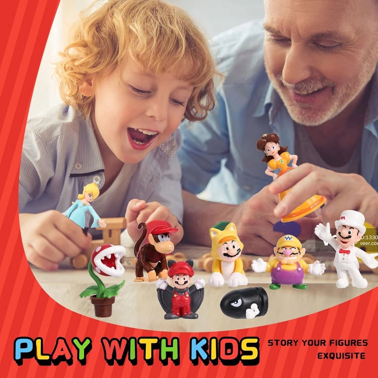 My Store 48PCS Super Mario Bros PVC Action Figures Set – Mini Collectible Toys & Model Dolls for Kids & Fans