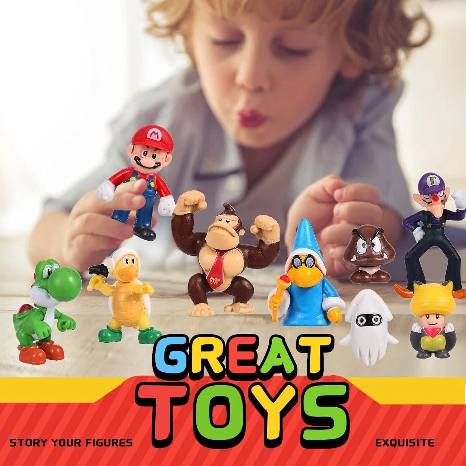 My Store 48PCS Super Mario Bros PVC Action Figures Set – Mini Collectible Toys & Model Dolls for Kids & Fans