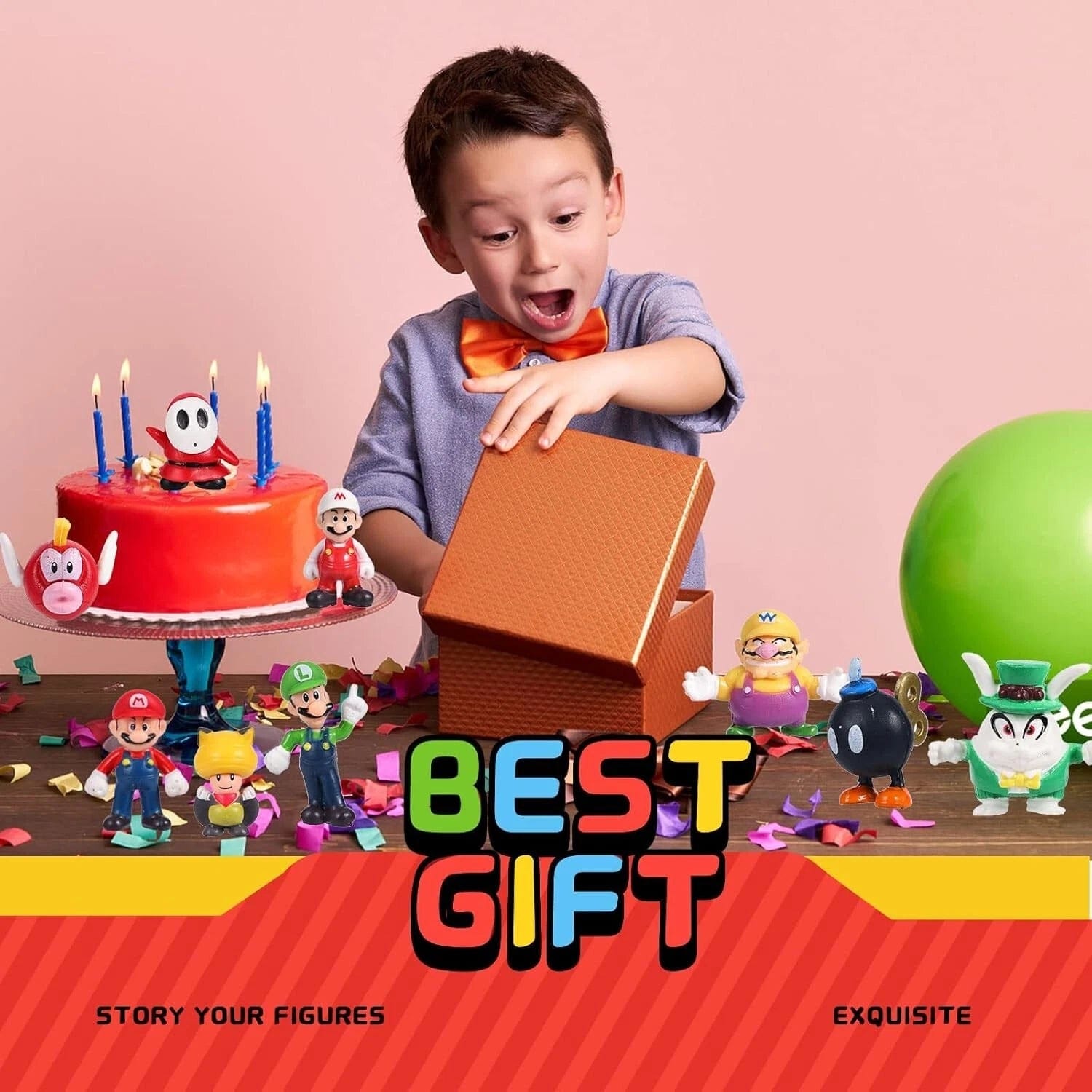 My Store 48PCS Super Mario Bros PVC Action Figures Set – Mini Collectible Toys & Model Dolls for Kids & Fans