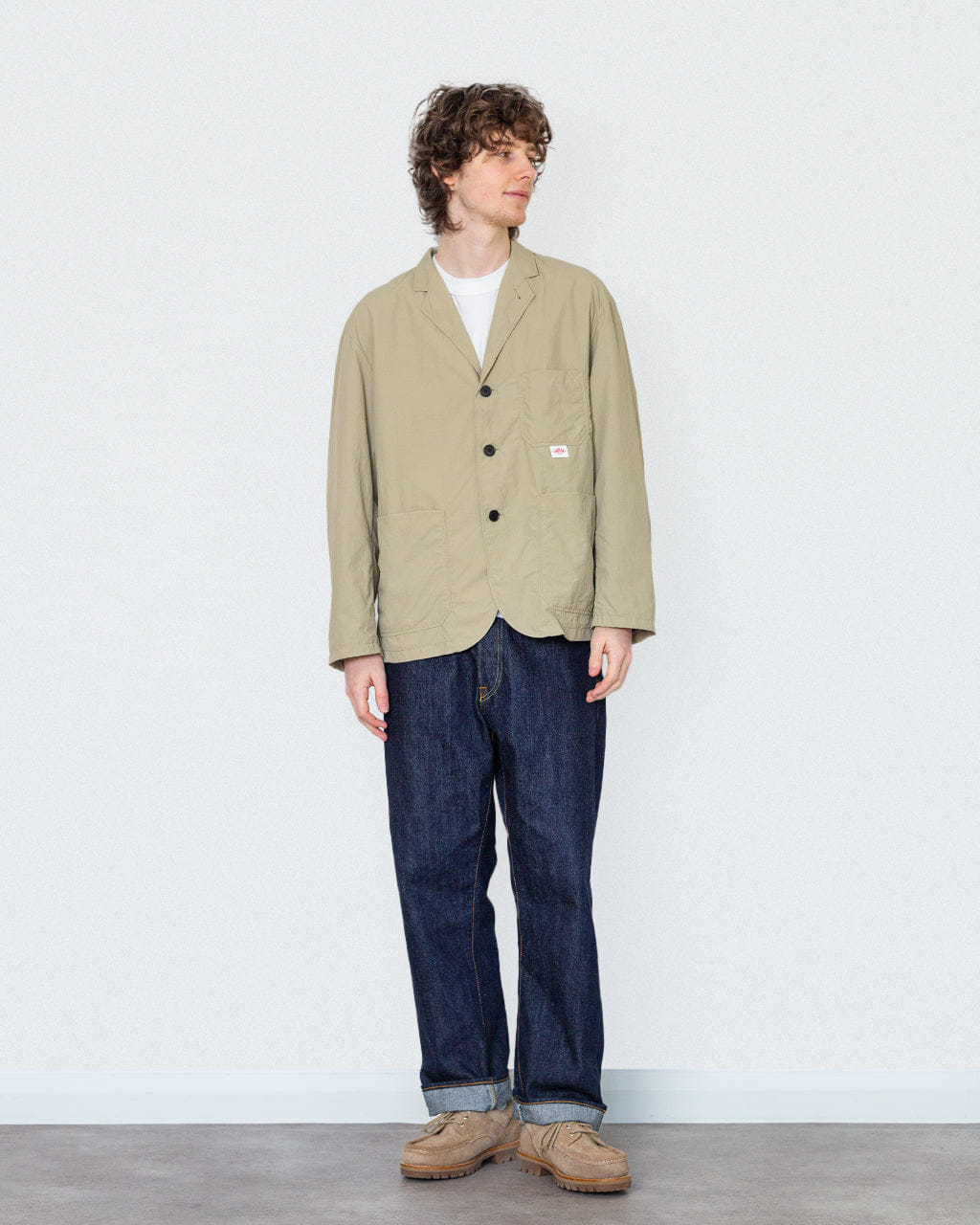 Danton Lapel Jacket - Beige