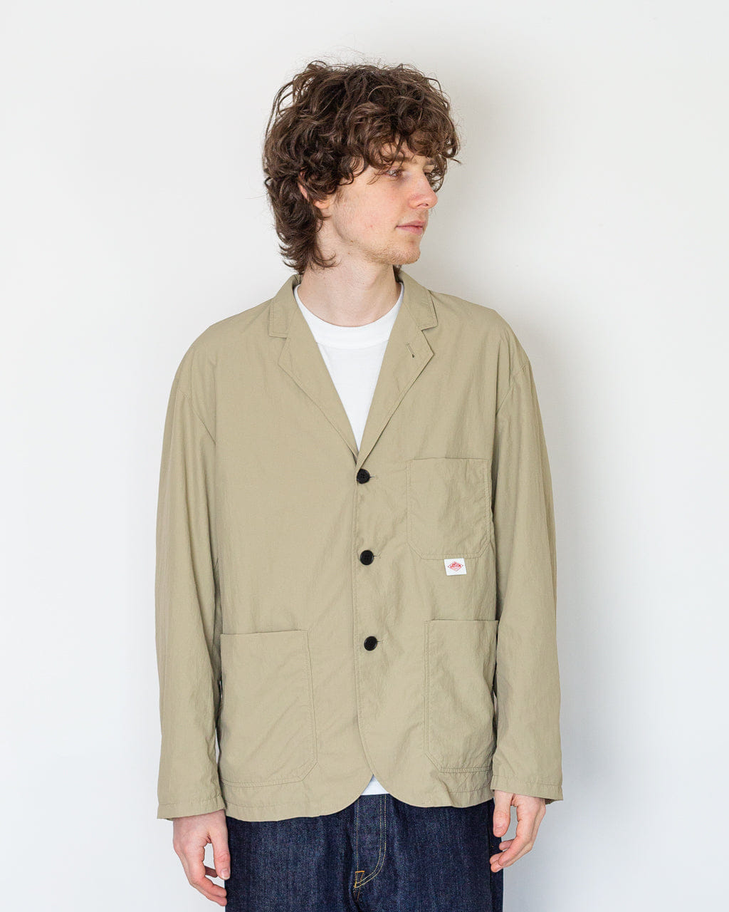 Danton Lapel Jacket - Beige
