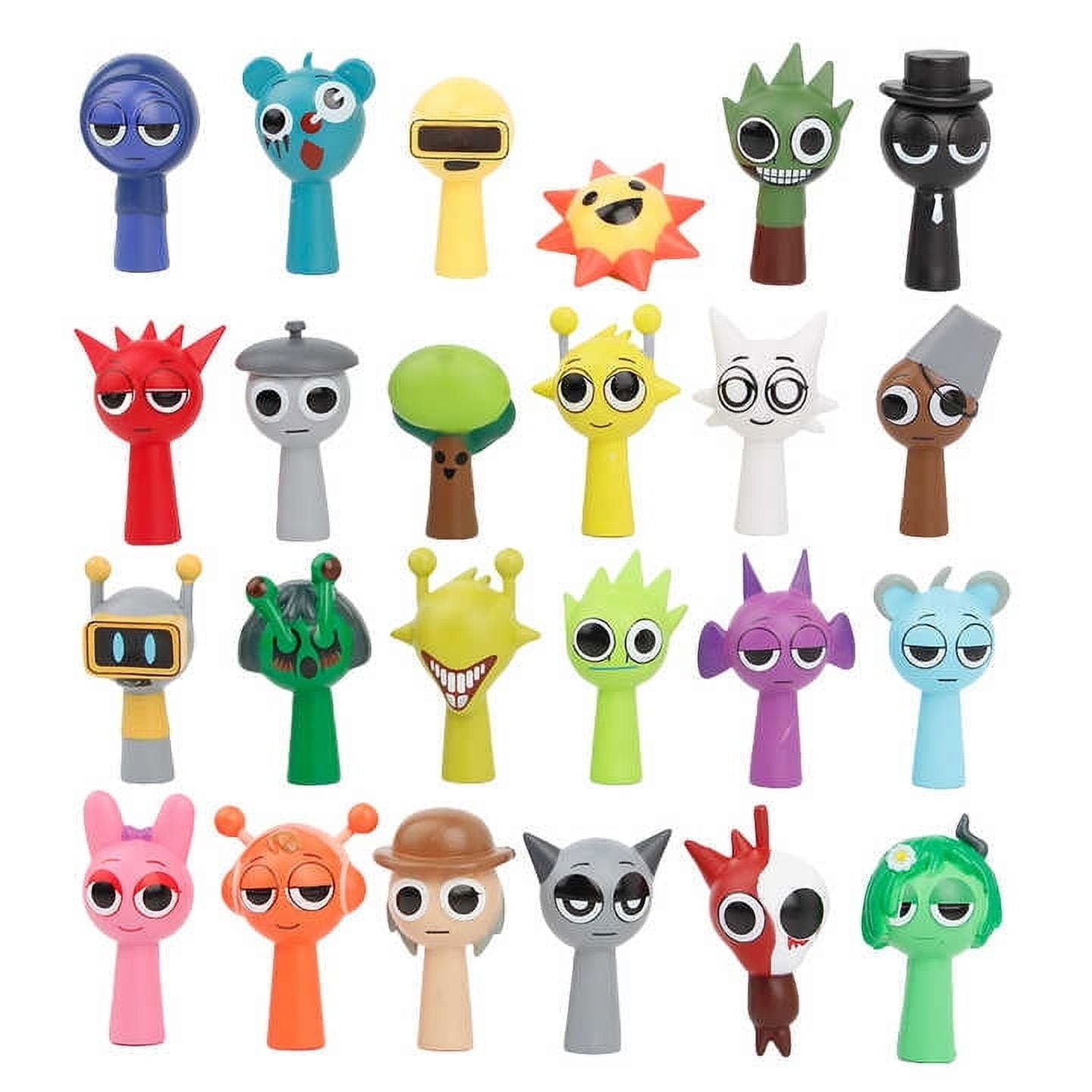 My Store 24PCS Sprunki Anime PVC Mini Figures Set – Collectible Action Figure Toys for Kids & Fans