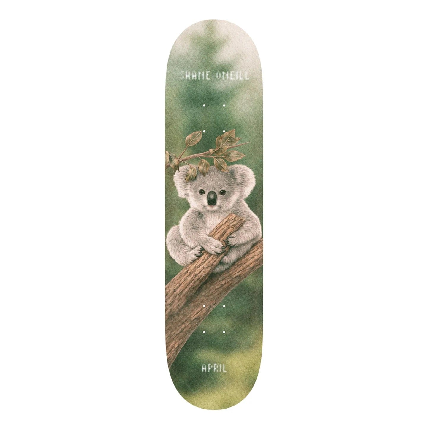 April Shane O'Neill Marsupial Skateboard Deck 8.5"