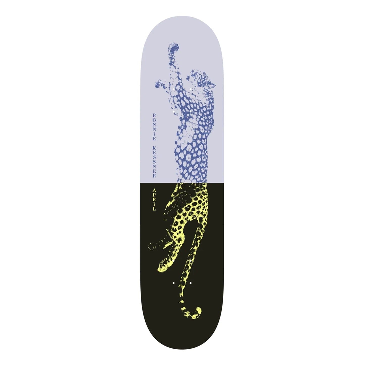 April Ronnie Kessner Two Tone Skateboard Deck 8.25"