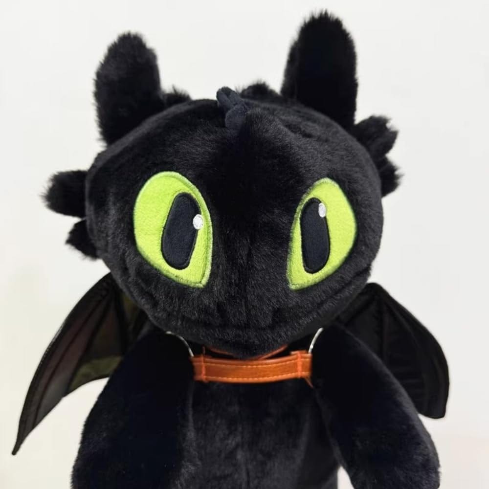 My Store 15" Toothless Plush Backpack & Coin Purse – Kids & Adults Plush Doll Handbag