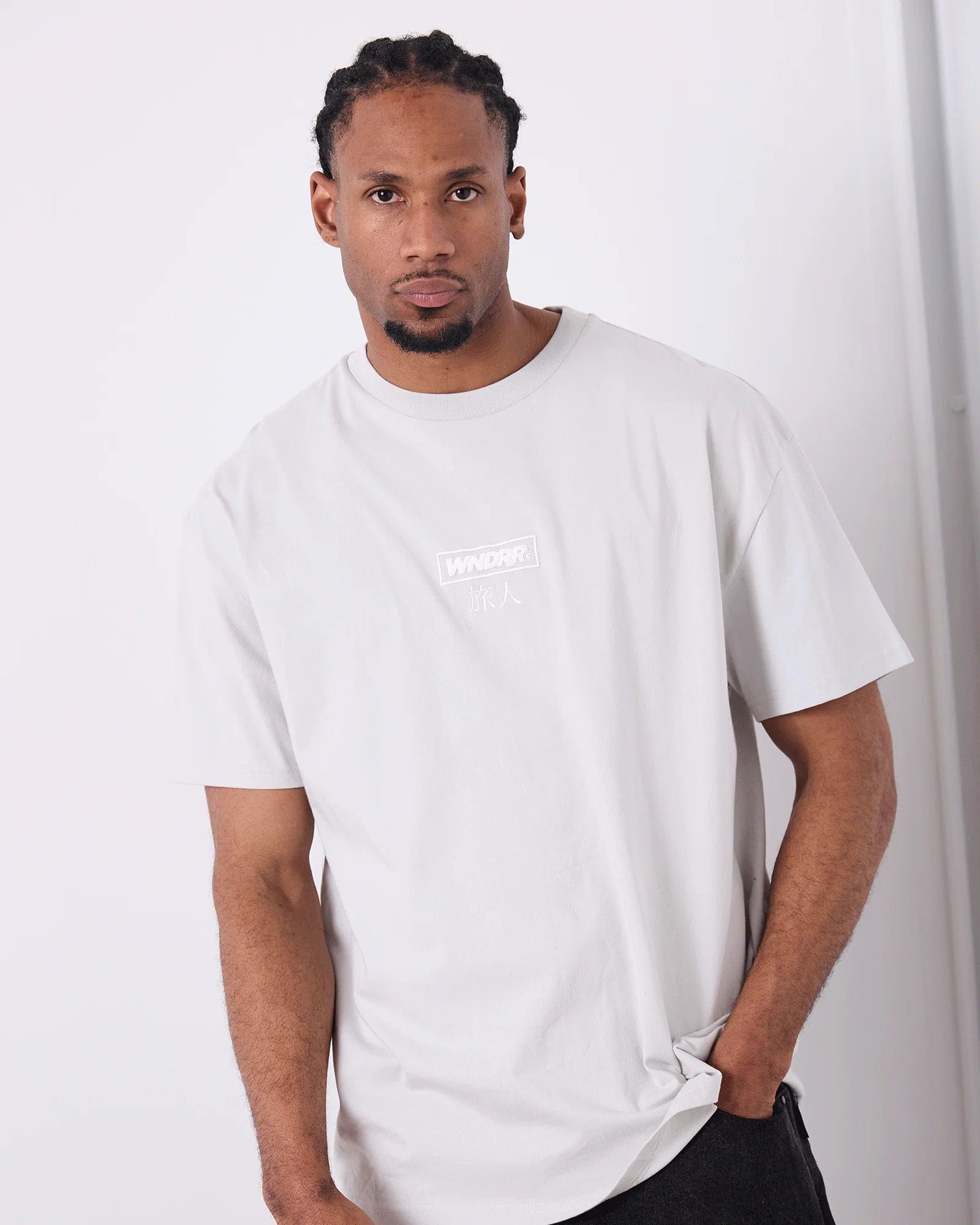 WNDRR Shodo Box Fit Tee (Oyster)