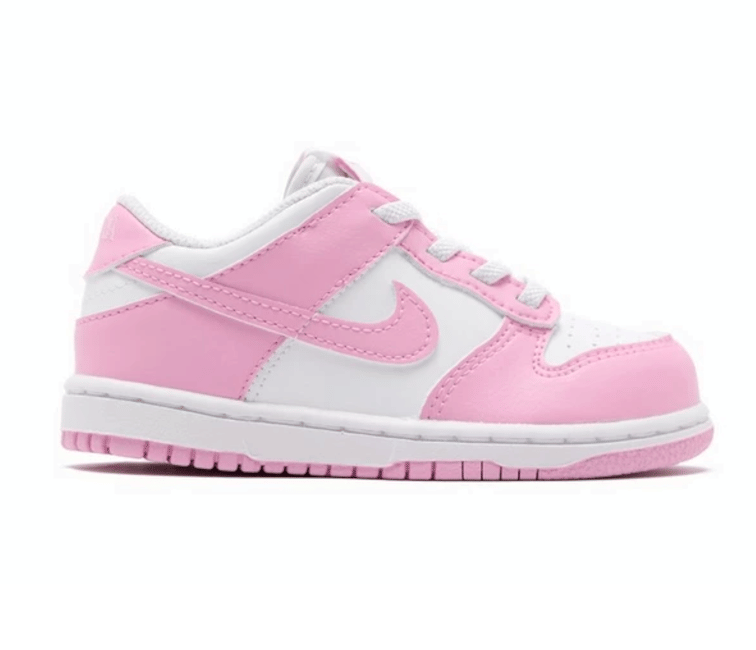 Nike Kids Nike Dunk Low (White/Soft Pink)