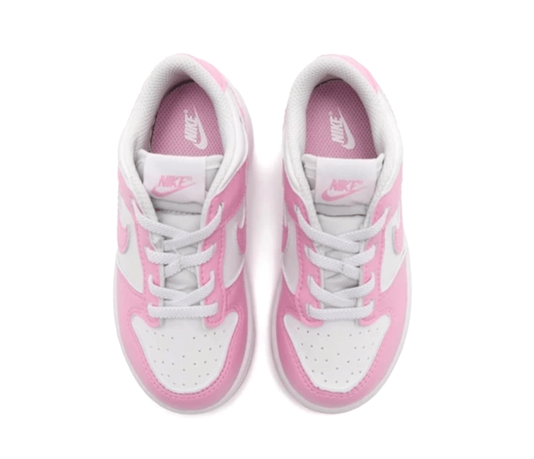 Nike Kids Nike Dunk Low (White/Soft Pink)