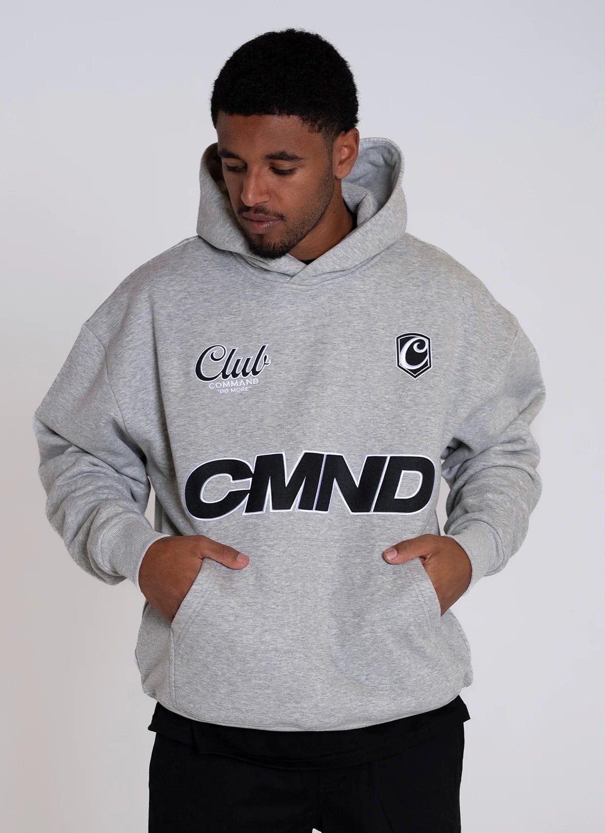 Command Oversized Jersey Hoodie (Grey)