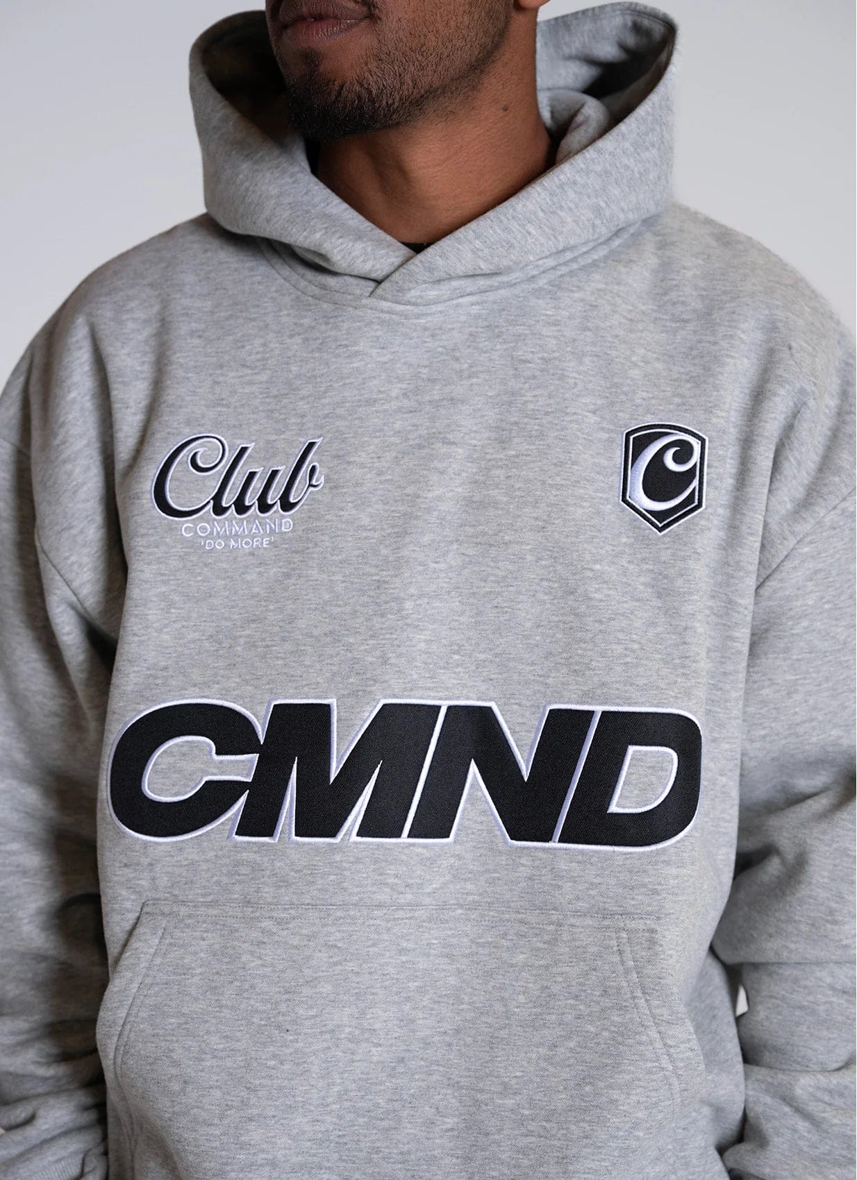 Command Oversized Jersey Hoodie (Grey)