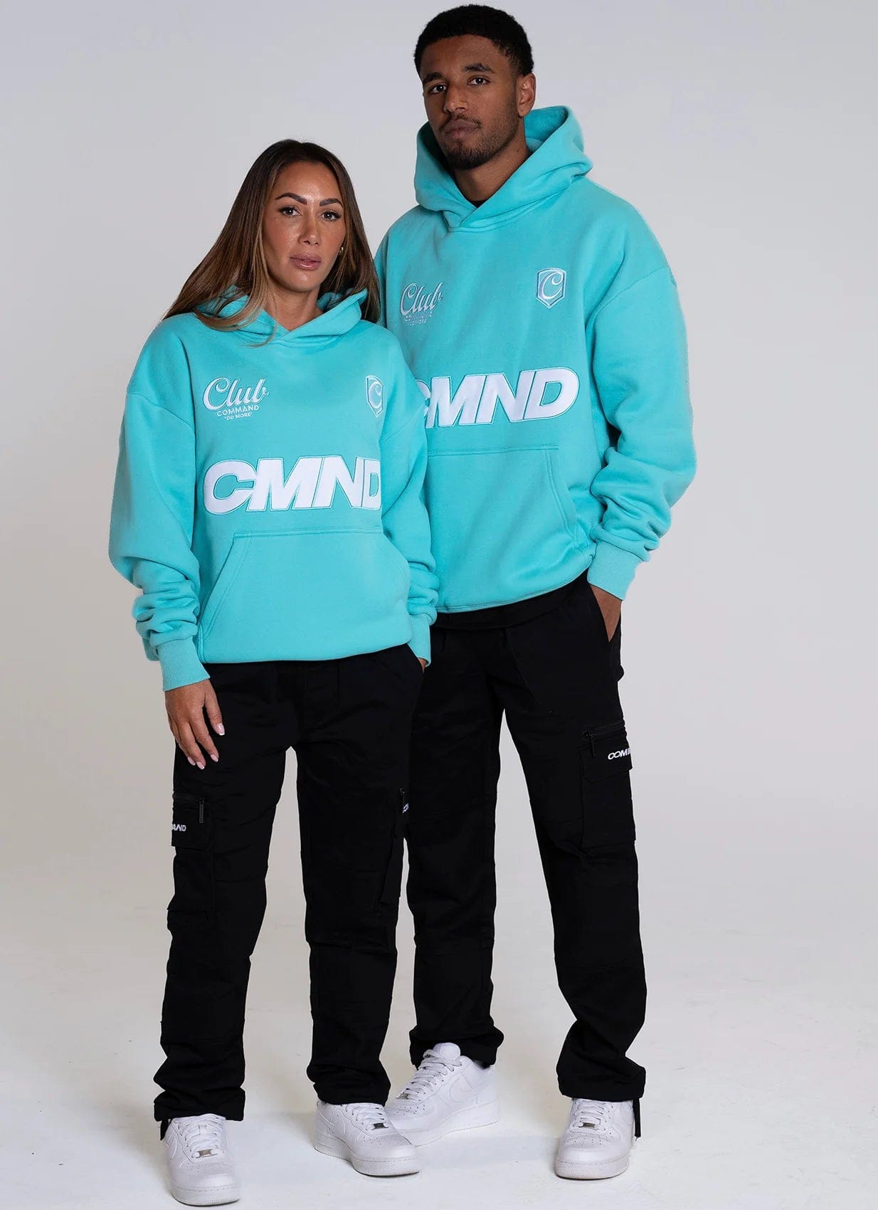 Command Oversized Jersey Hoodie (Tiffany)
