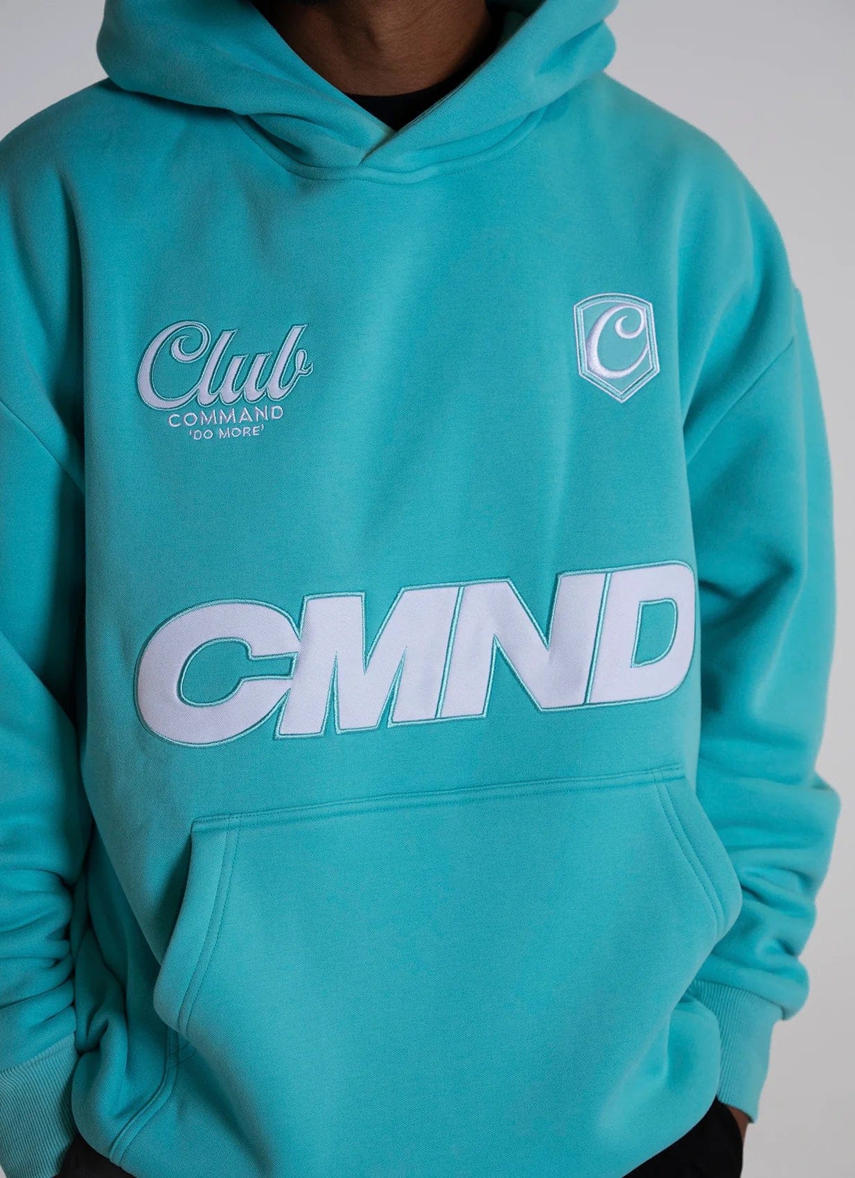 Command Oversized Jersey Hoodie (Tiffany)