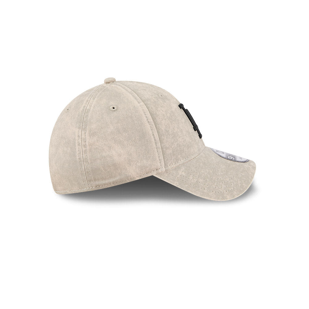 New Era L.A Dodgers 9Forty Snapback Cap (Washed Pebble/Black)