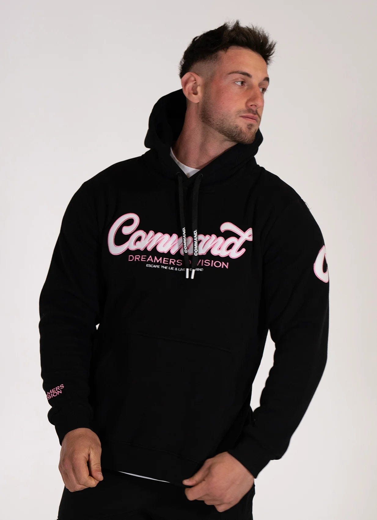 Command Dreamers Hoodie (Black/Pink)