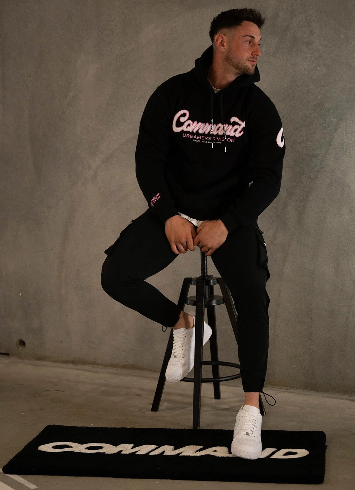 Command Dreamers Hoodie (Black/Pink)