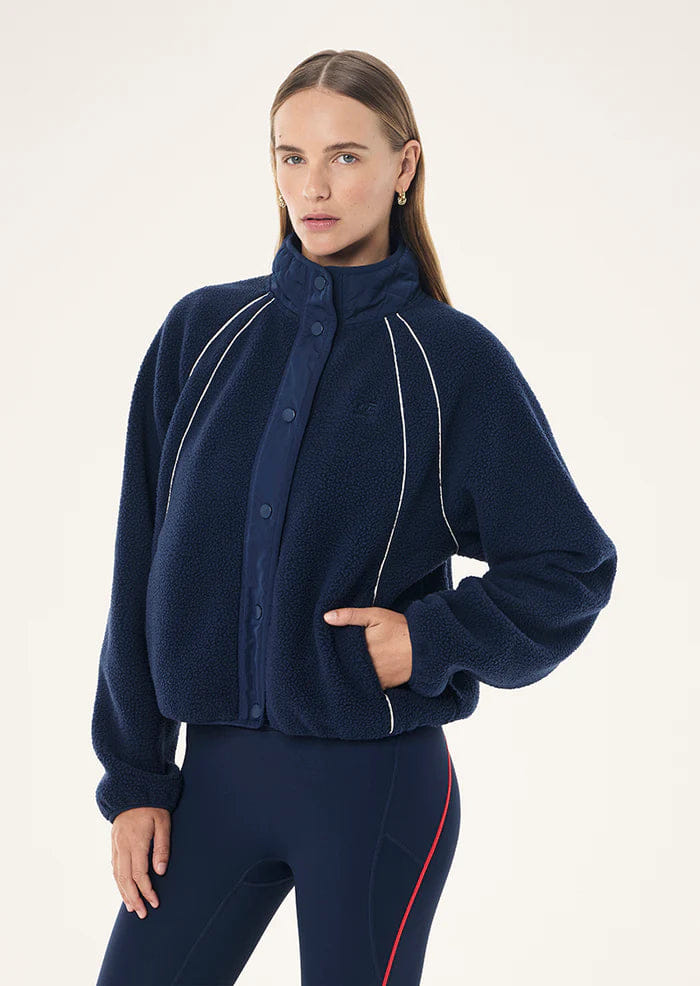 P.E Nation Venture Sherpa Jacket (Dark Navy)