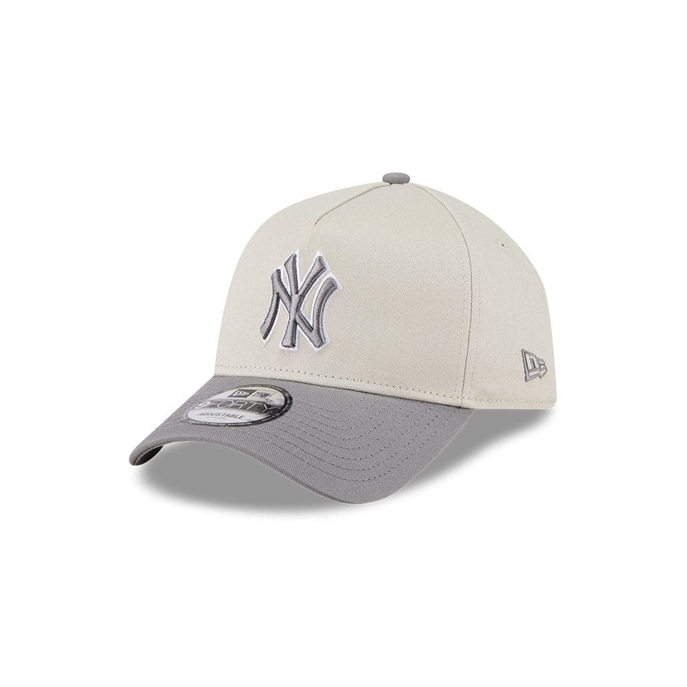 New Era N.Y Yankees 9Forty A-Frame Cap (Stone/Storm)