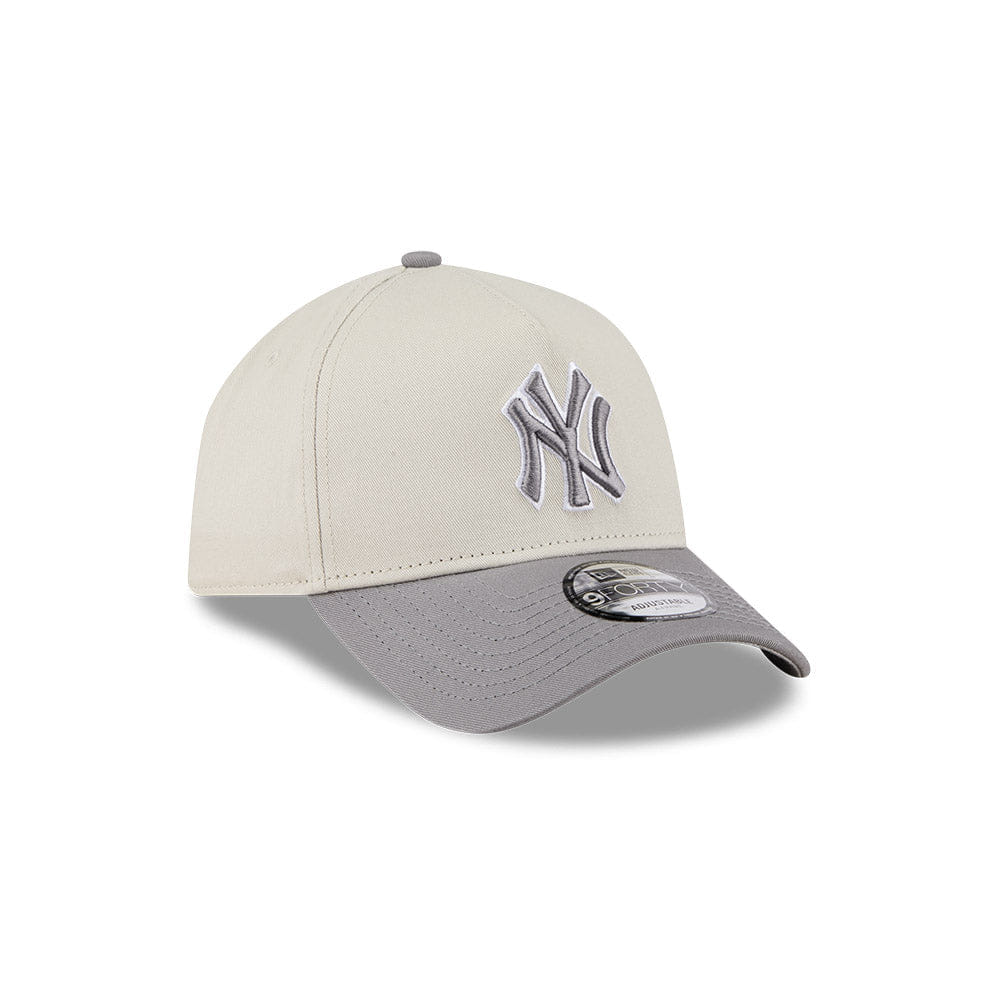 New Era N.Y Yankees 9Forty A-Frame Cap (Stone/Storm)