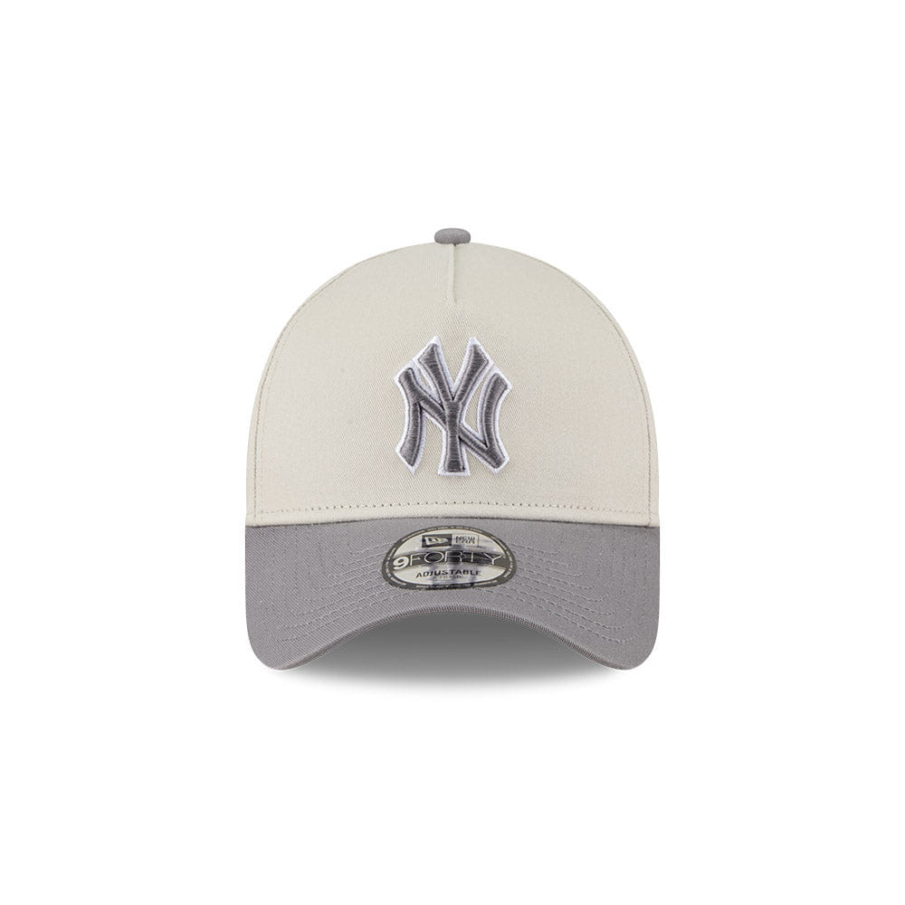 New Era N.Y Yankees 9Forty A-Frame Cap (Stone/Storm)