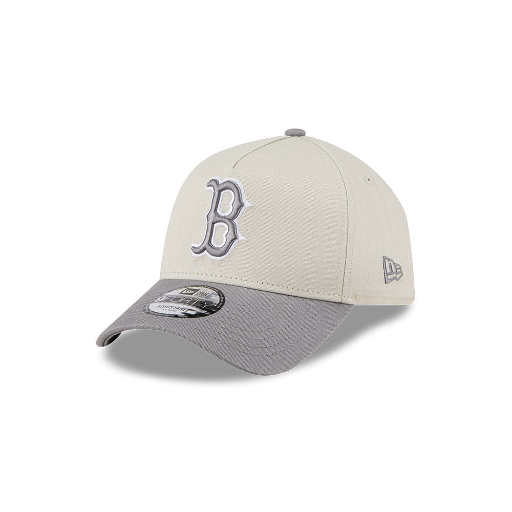 New Era Boston Red Sox 9Forty A-Frame Cap (Stone/Storm)