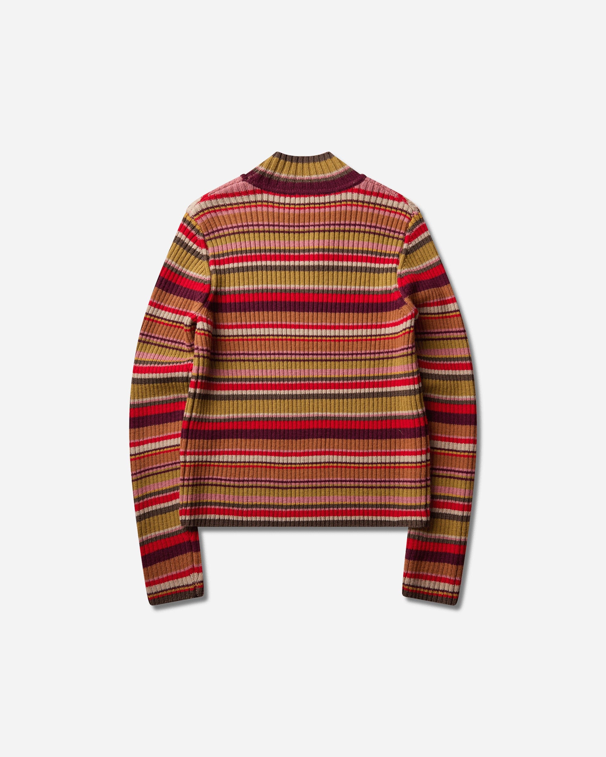 DRIES VAN NOTEN Men's Ribbed Wool Sweater Red