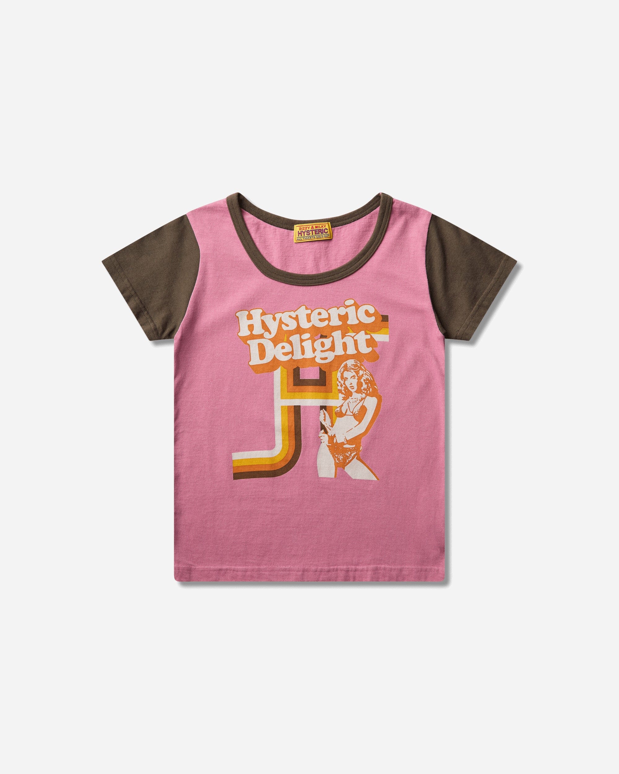 Hysteric Glamour Women's Hysteric Delight Baby T-Shirt Pink