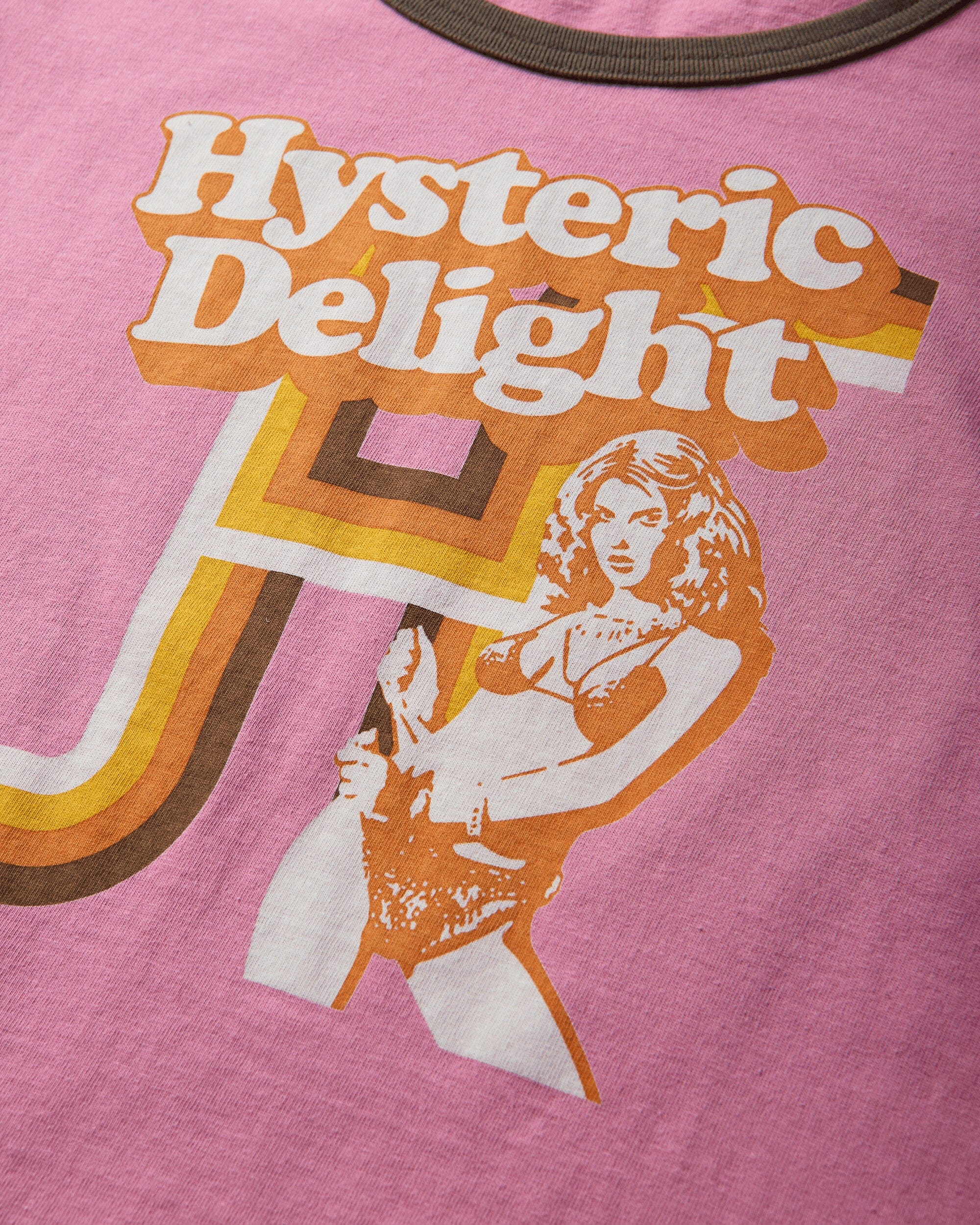 Hysteric Glamour Women's Hysteric Delight Baby T-Shirt Pink