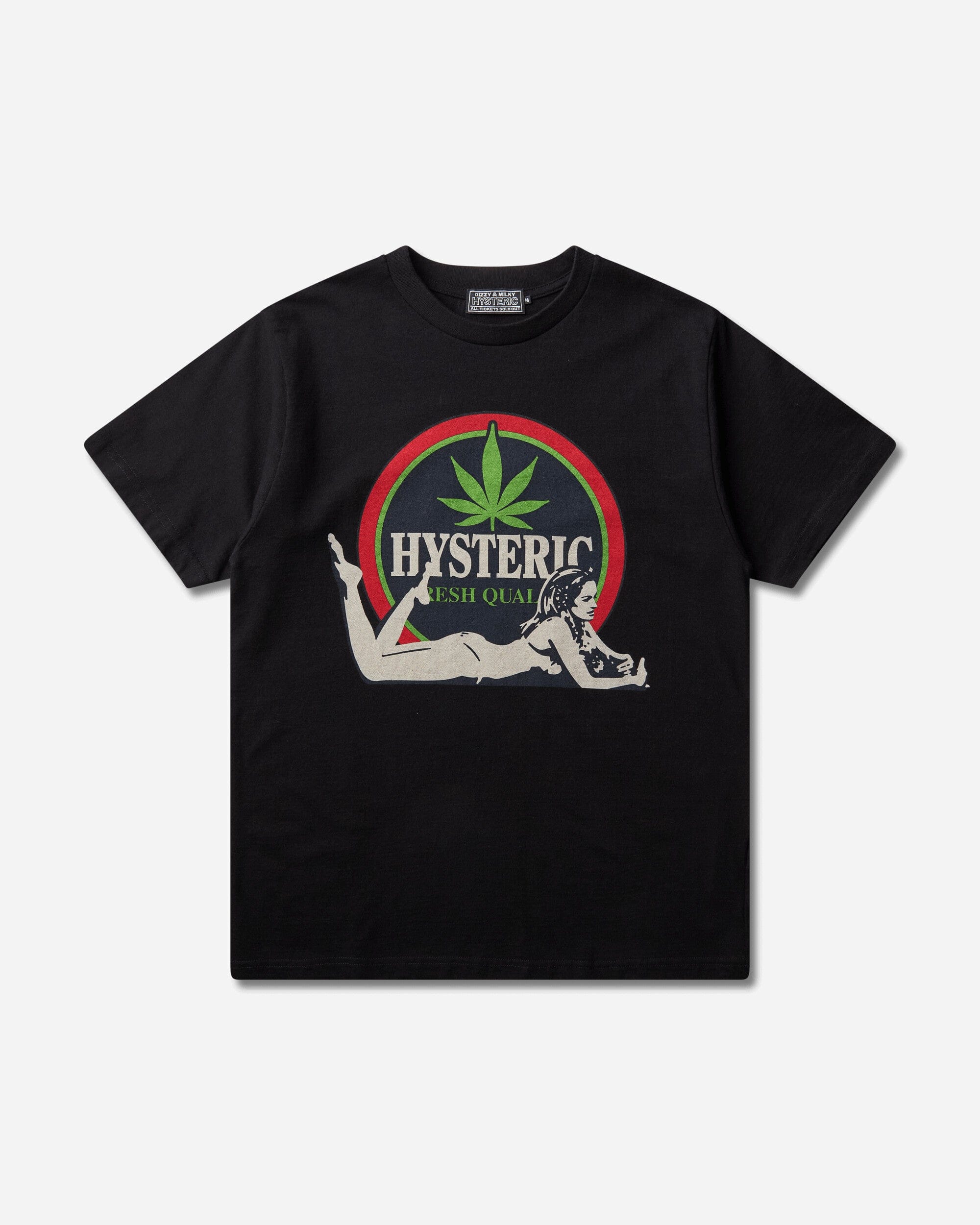 Hysteric Glamour Men's Fresh Quality T-Shirt Black