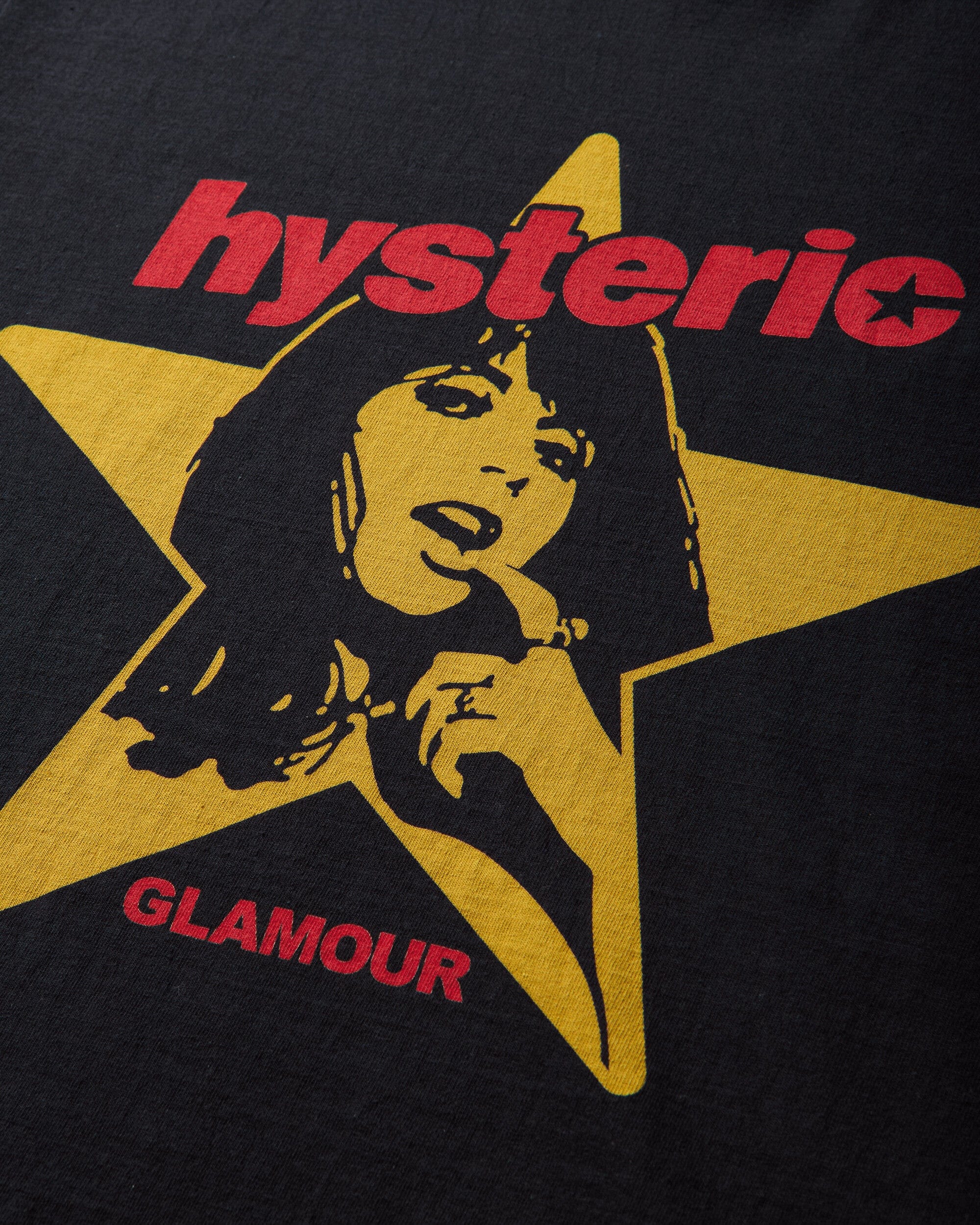 Hysteric Glamour Men's Hysteric Star T-Shirt Black