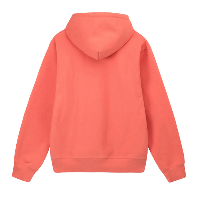 Stussy Stock Logo Applique Hoodie Rose (SS22)