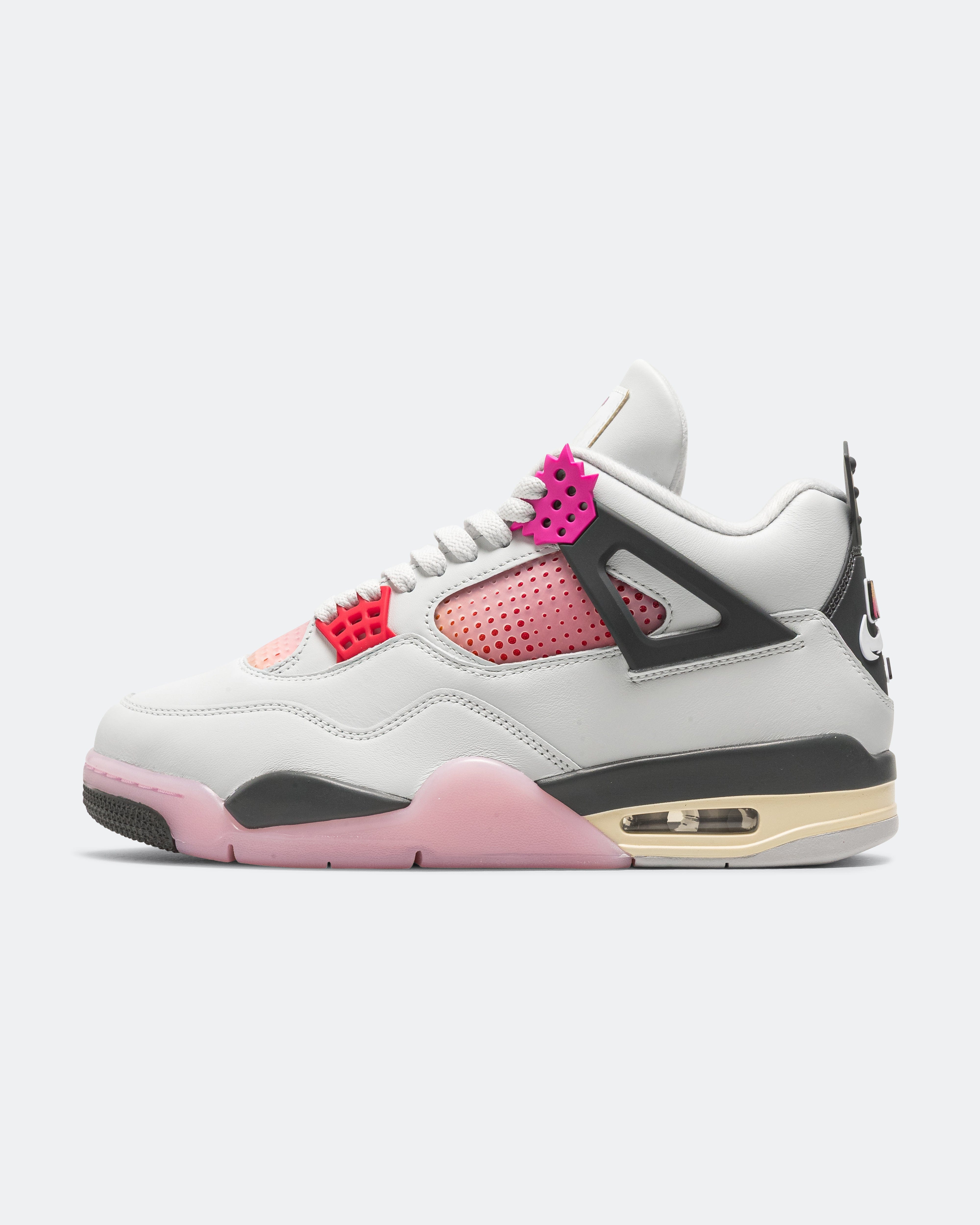 Air Jordan 4 Retro Comic - Off White/Fire Pink-Anthracite