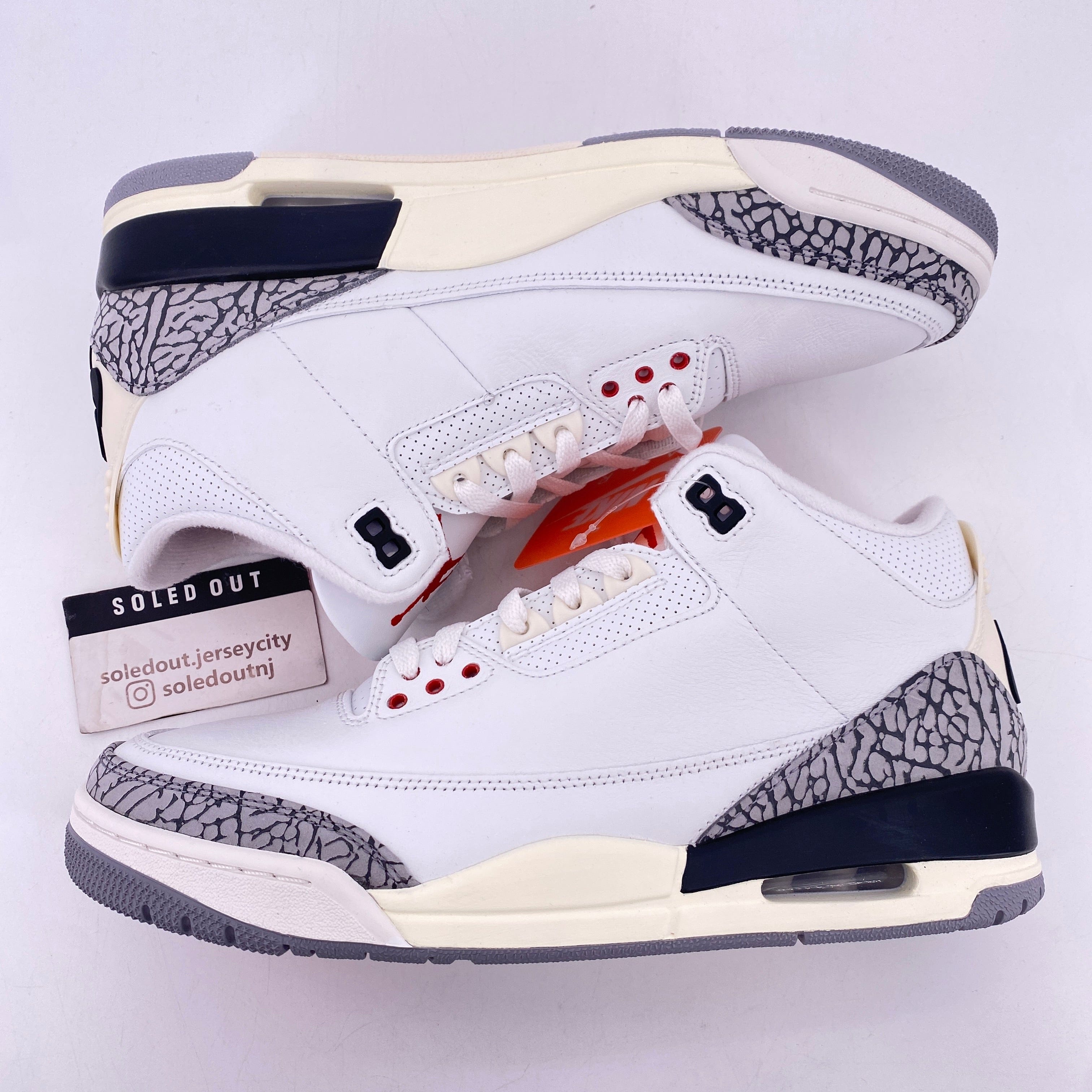Air Jordan 3 Retro "White Cement Reimagined" 2023 New Size 10.5