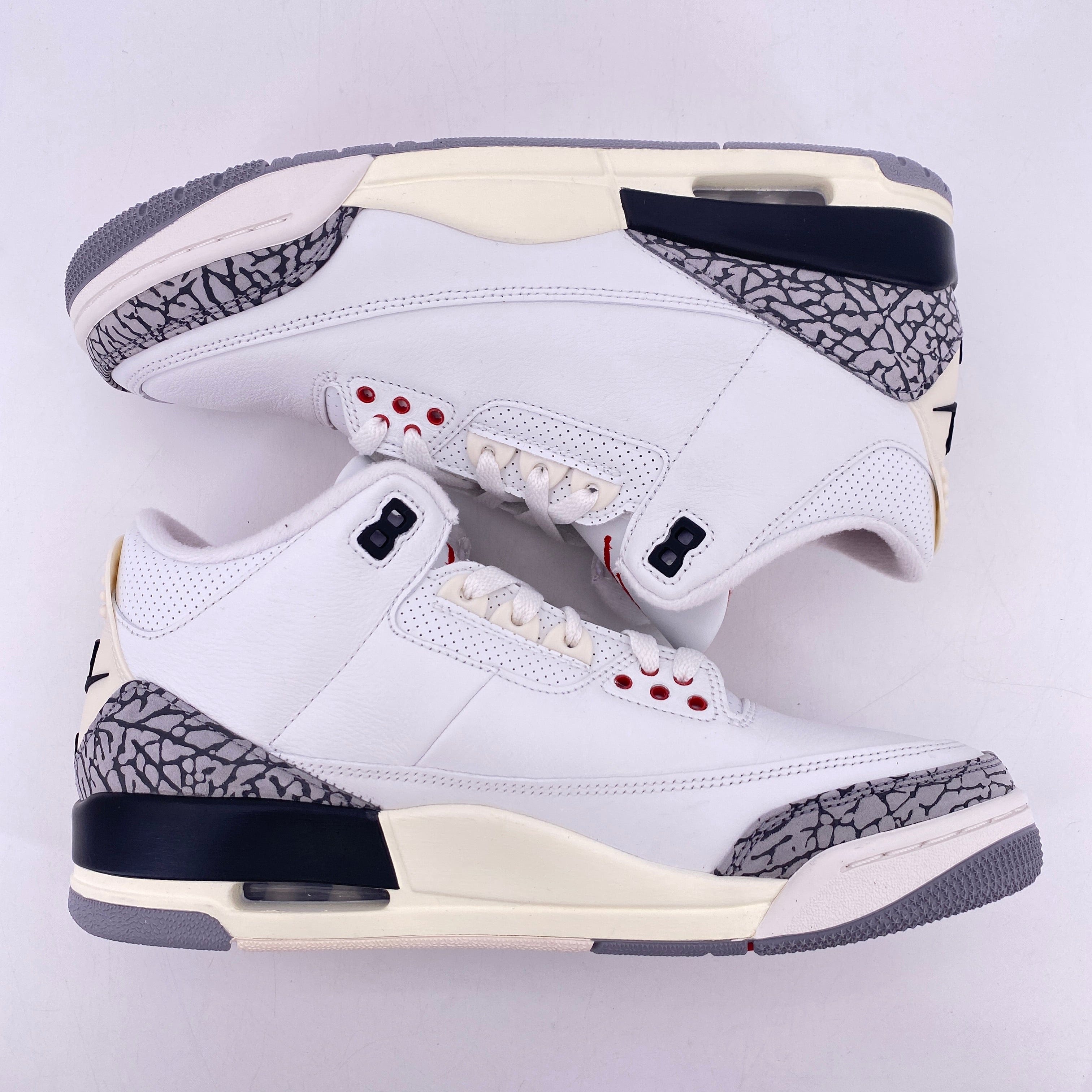 Air Jordan 3 Retro "White Cement Reimagined" 2023 New Size 10.5