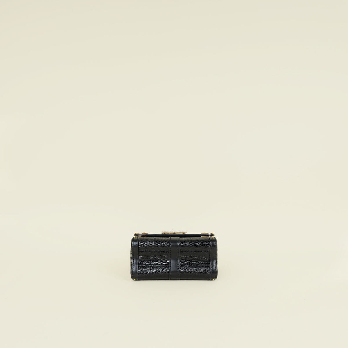 Louis Vuitton Black Lizard & Crystal Mini Twist Shoulder Bag