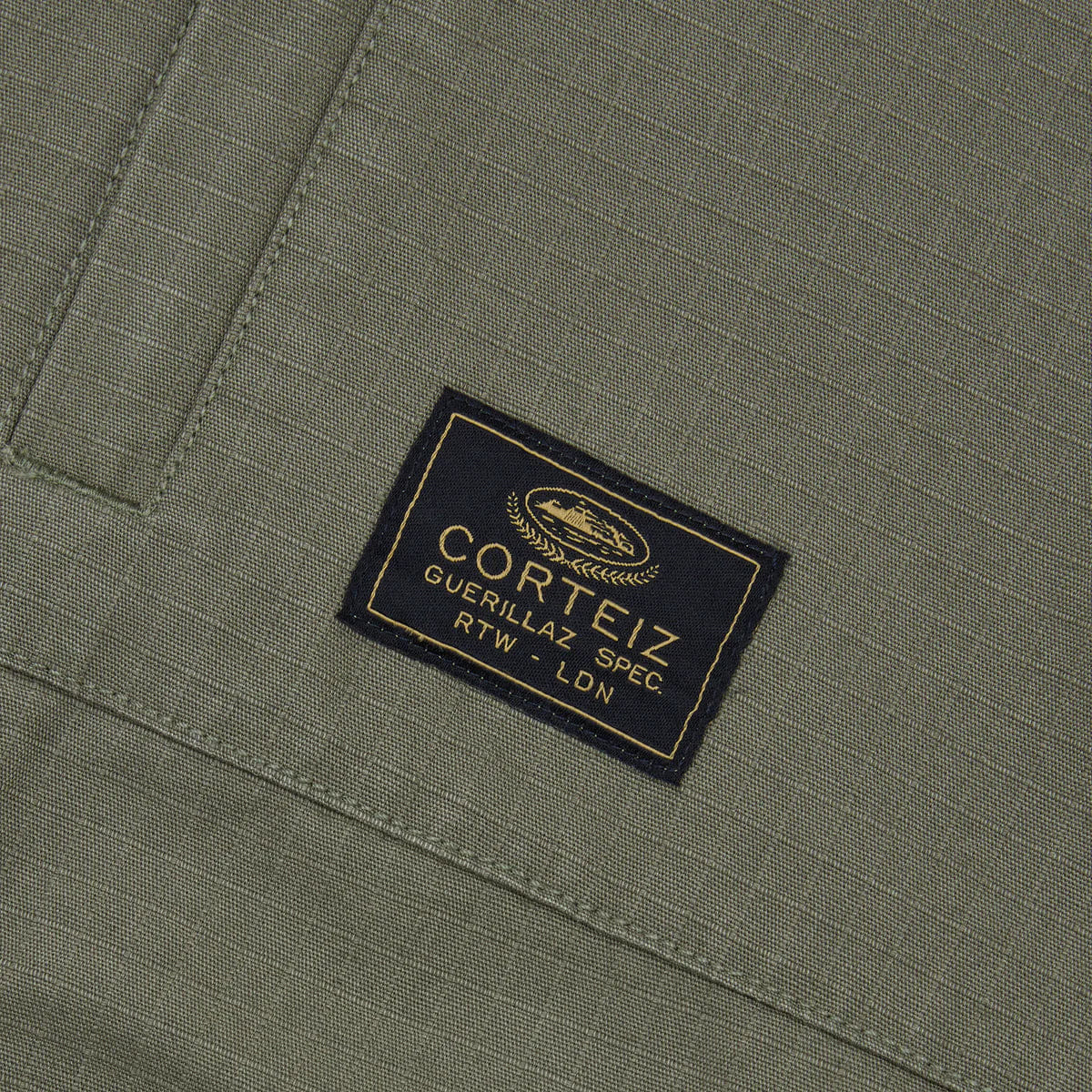 Corteiz Guerillaz Ripstop Jacket 'Olive'
