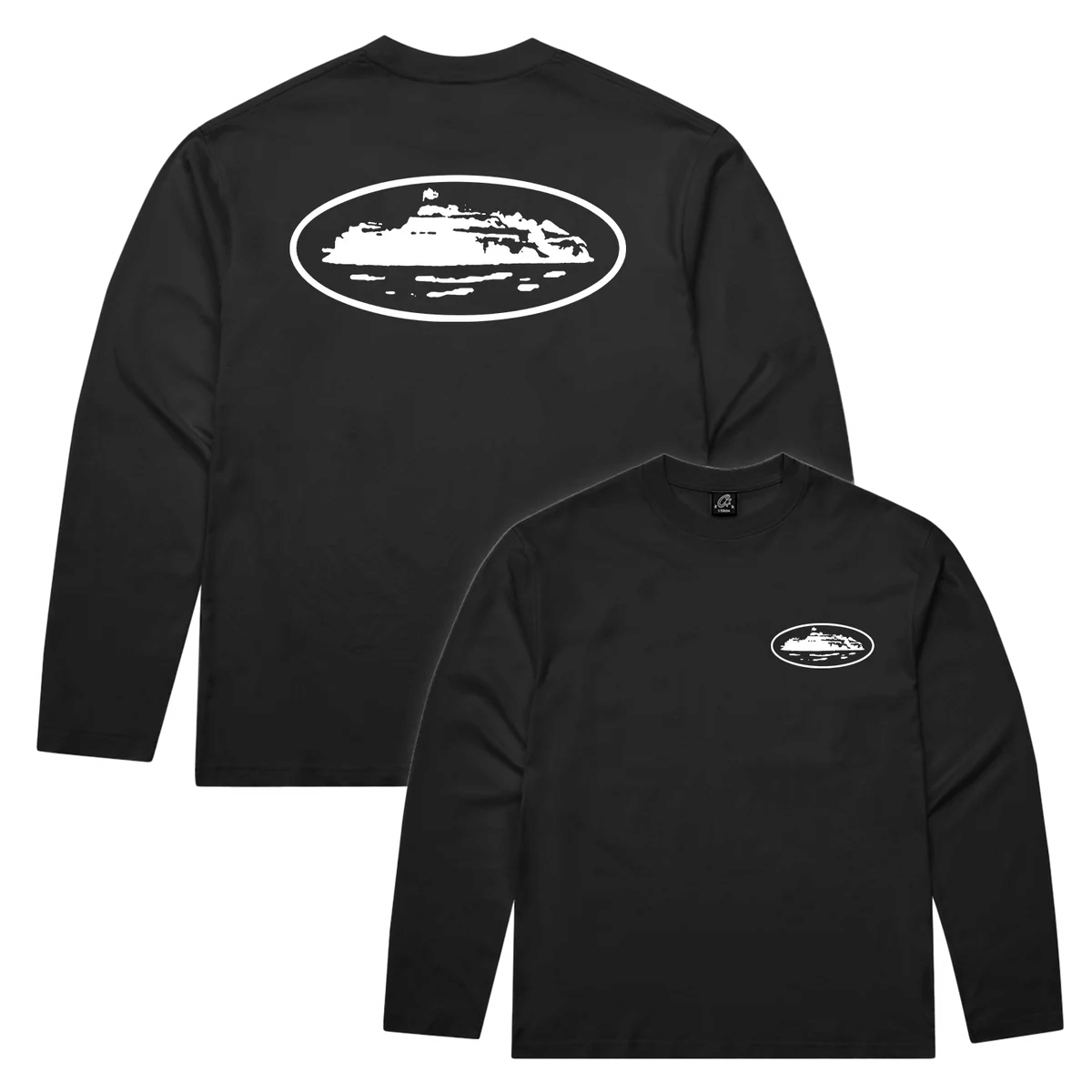 Corteiz OG Island Long Sleeve Tee 'Black'
