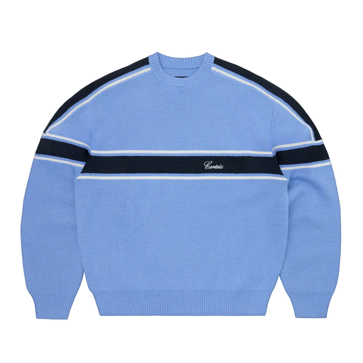 Corteiz Turismo Knit Sweater 'Baby Blue'