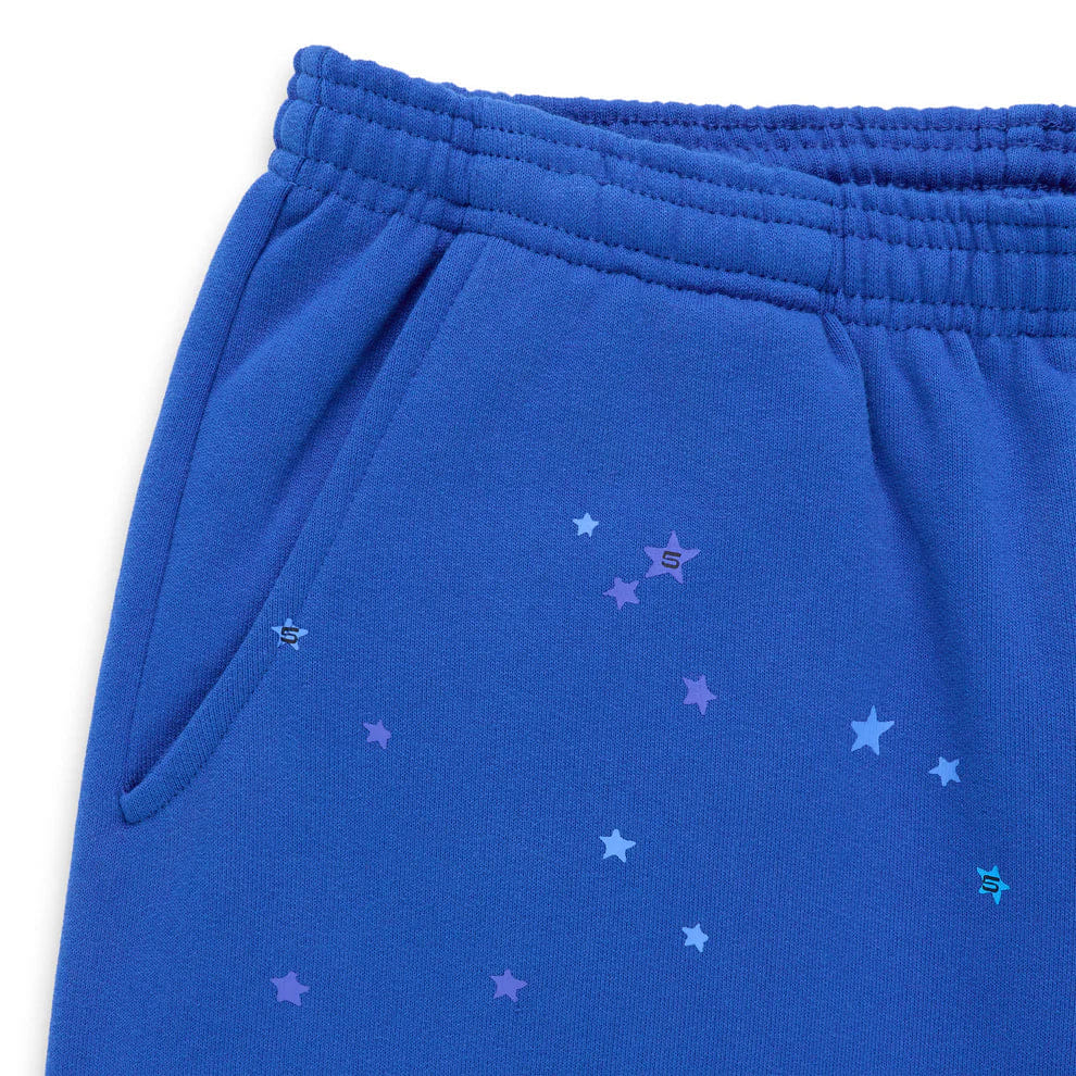Sp5der Rhinestone Punk V2 Sweatpant 'Blue'
